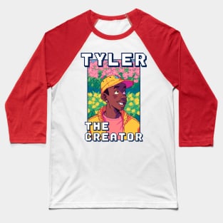 Tyler The Creator Pixelated Cartoon Baseball T-Shirt